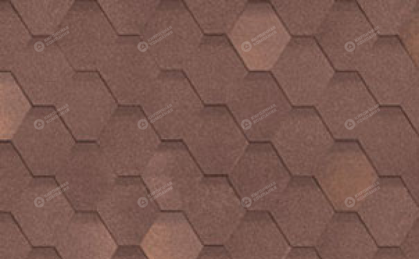 Гибкая черепица Шинглас серия Классик Соната цвет Виски