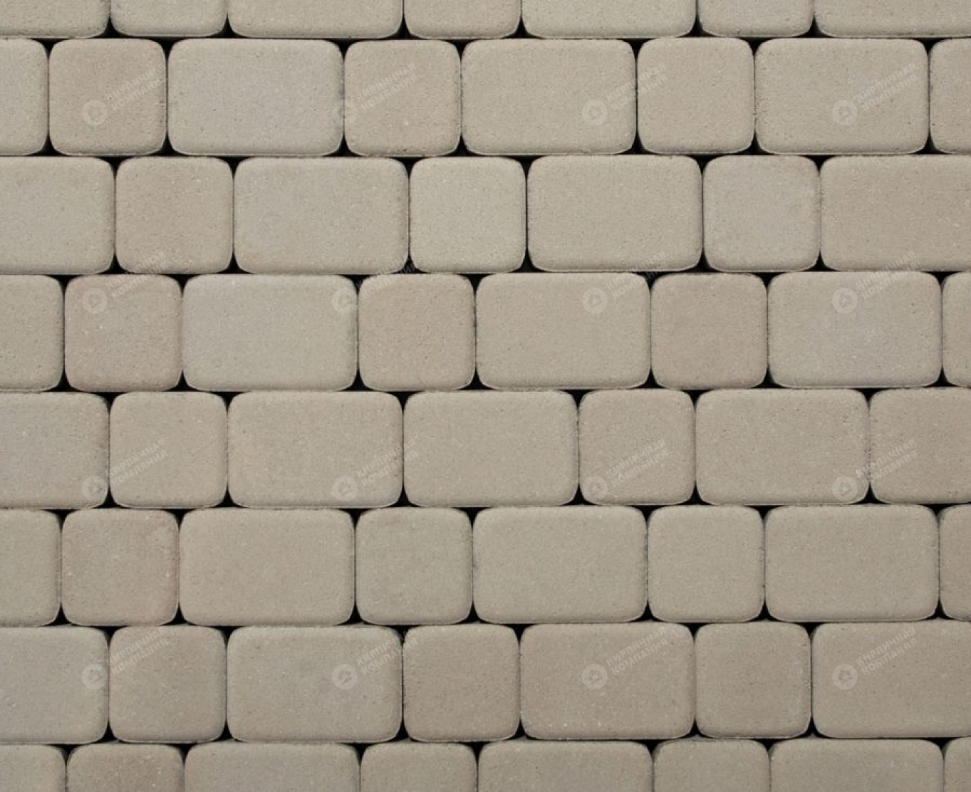 Тротуарная плитка Классико 1KO.4 гладкий белый