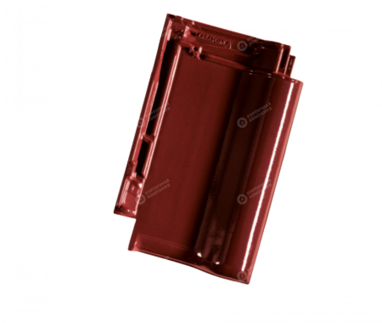 Керамическая черепица Titania Finesse Weinrot Glazierte