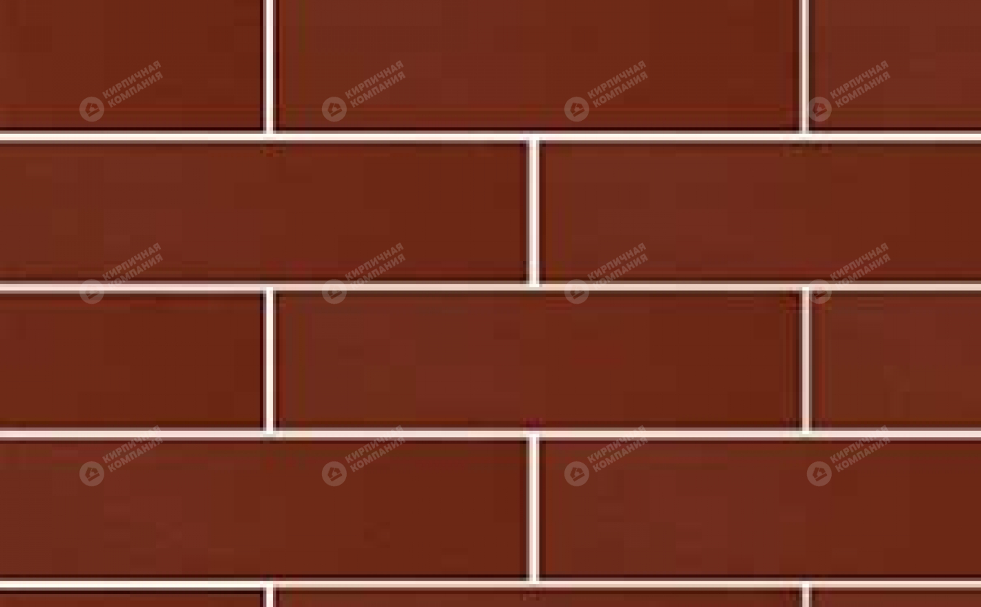 Фасадная клинкерная плитка Экоклинкер Бордо гладкая