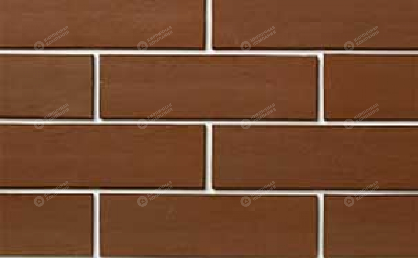 Фасадная клинкерная плитка Экоклинкер Шоколад гладкая