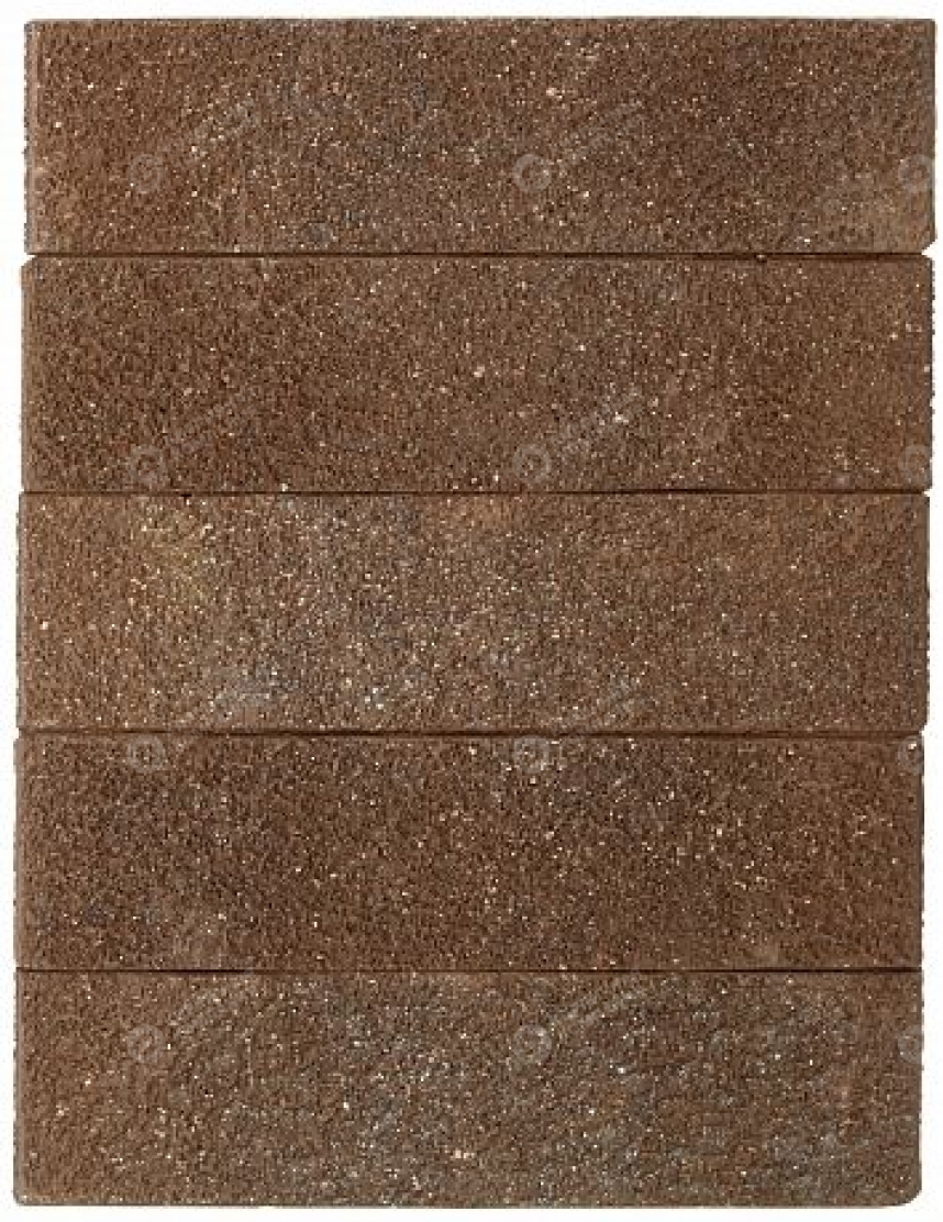 Тёмно-коричневый Торкретированный Пена-алмаз 1НФ пустотелый