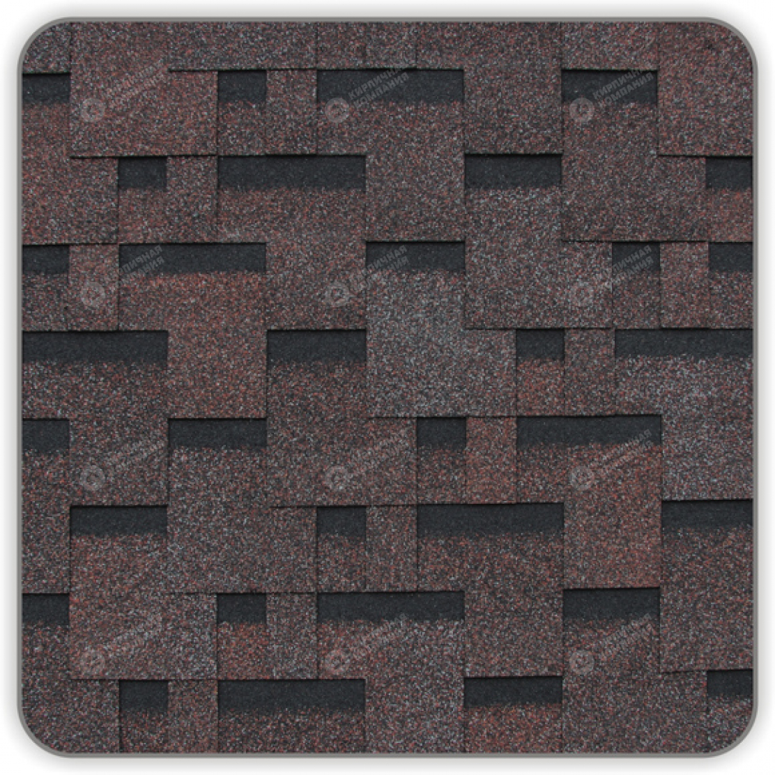 Гибкая черепица Docke Генуя цвет Торроне