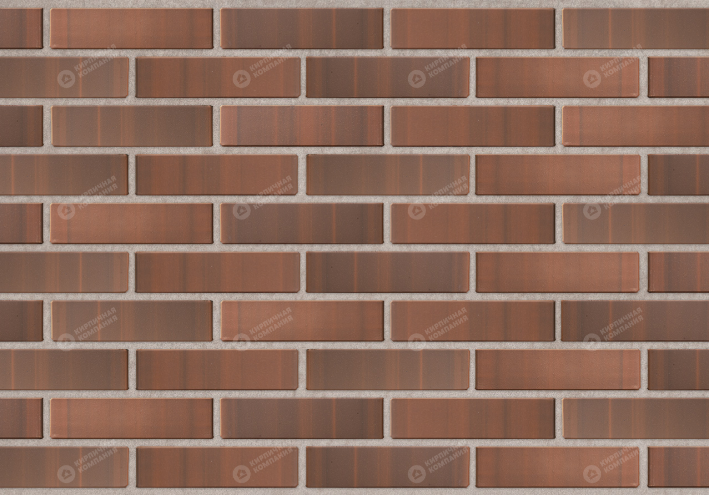 Кирпич керамический лицевой MOKKO-BUNT КРОСТА 1НФ пустотелый