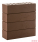 Клинкер фасадный коричневый "Кёльн" с рельефной поверхностью "Винтаж"