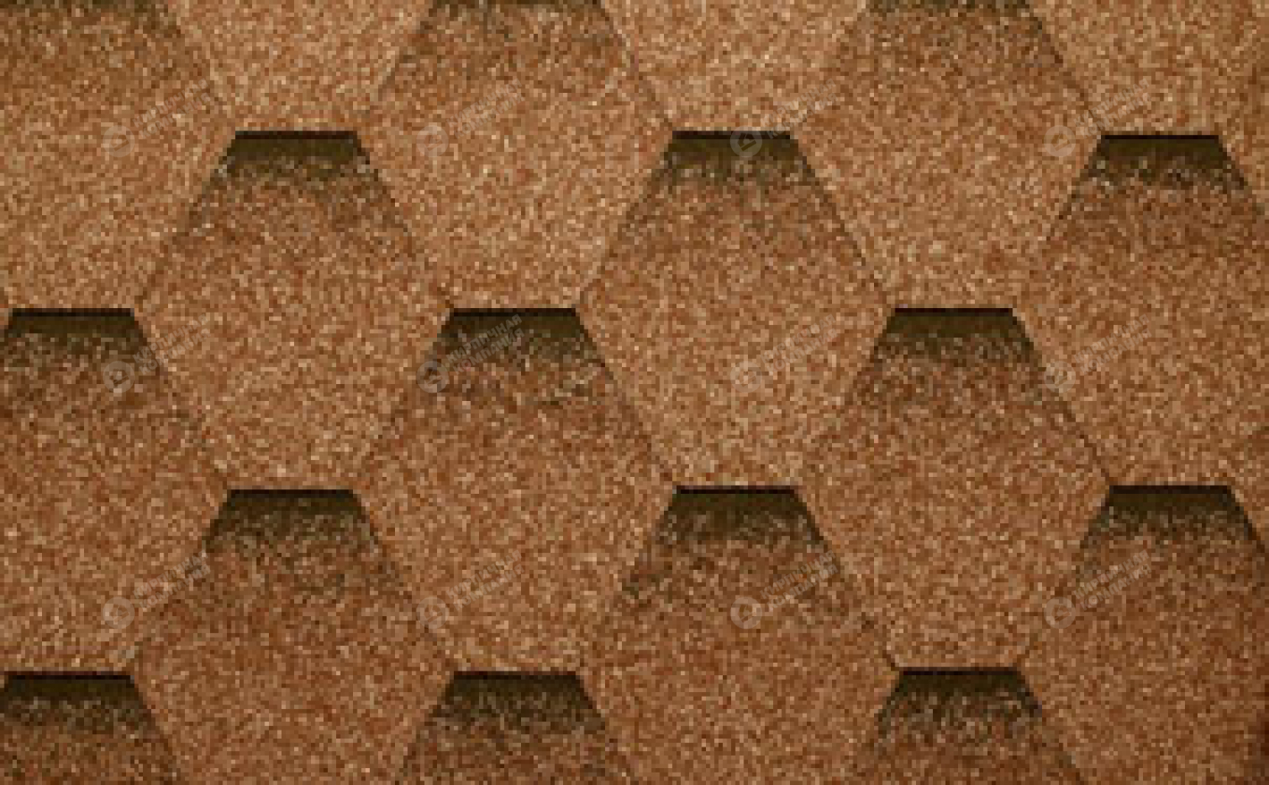 Гибкая черепица рядовая KATEPAL дюна