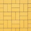 Тротуарная плитка ЛаЛиния  2П.4 желтая гладкая