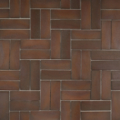 Клинкер тротуарный "Милан" бордо лонг флэш