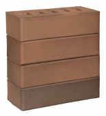 !!! Кирпич облицовочный Светло-коричневый флэш Гладкий полнотелый одинарный(1НФ) 