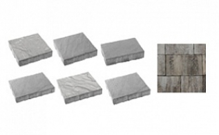Тротуарная плитка Антара Искусственный камень 1АН.6 Базальт