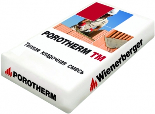 Теплая сухая кладочная смесь Porotherm LM Optima, 20 кг
